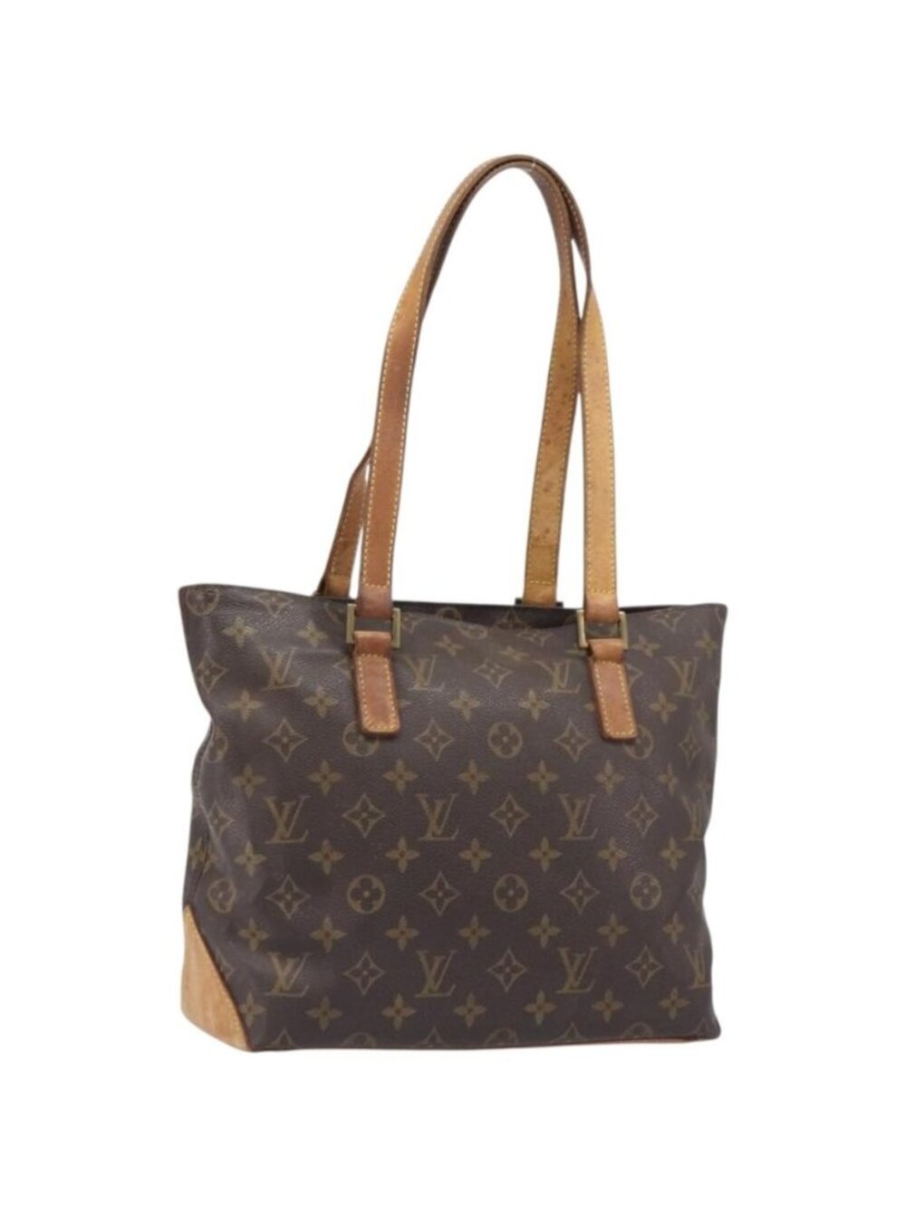 LOUIS VUITTON Monogram Cabas Piano Tote Bag M51148